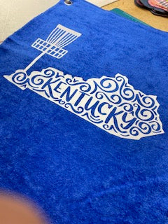 Kentucky Disc golf towel