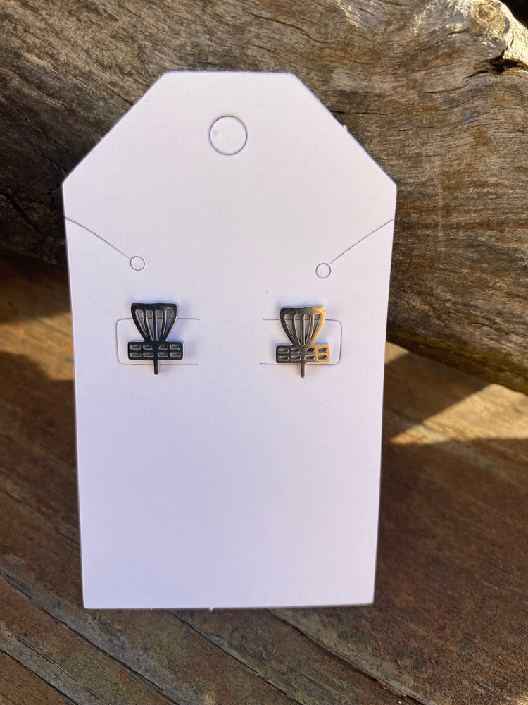 Disc Golf Stainless Steel Post Earrings | Disc Golf Jewelry Gift