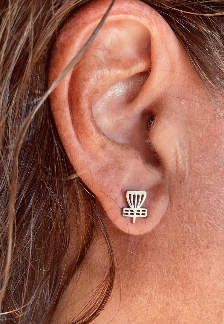 Disc Golf Stainless Steel Post Earrings | Disc Golf Jewelry Gift