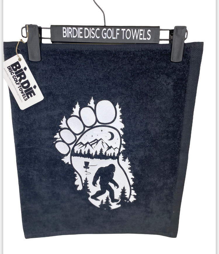 Disc golf towel Bigfoot