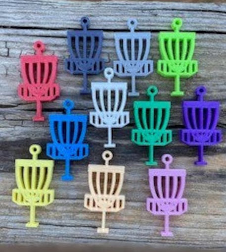 Disc golf 3d printed earrings