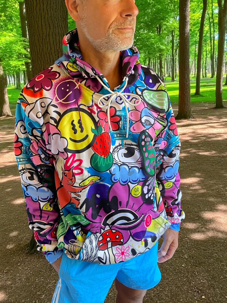 Graffiti Disc golf hoodie-PRE ORDER ONLY until 08/31/25