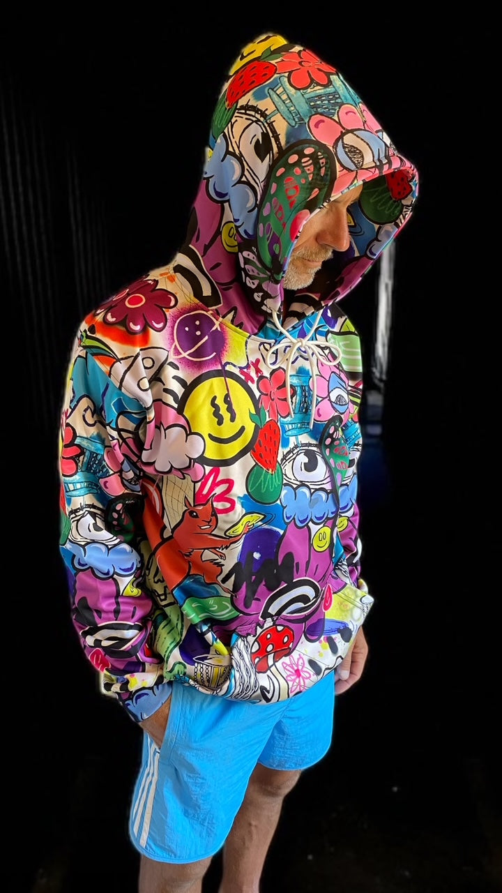 Graffiti Disc golf hoodie-PRE ORDER ONLY until 08/31/25