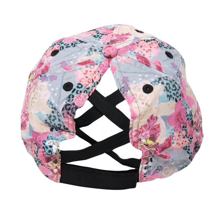 Orchid Cheetah Ball Cap