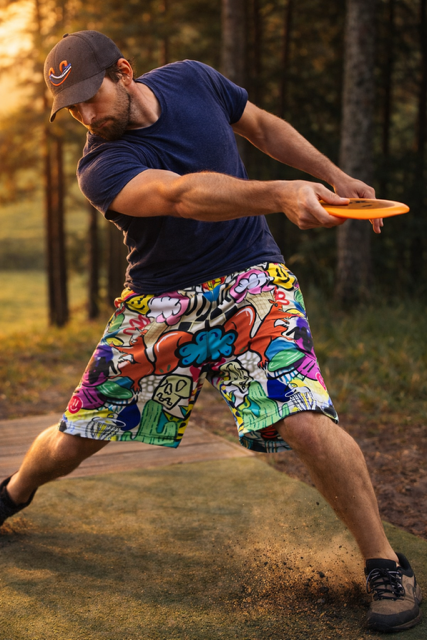 Graffiti Performance Shorts | Pre-order
