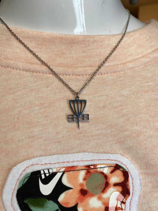 Disc Golf Stainless Steel necklace