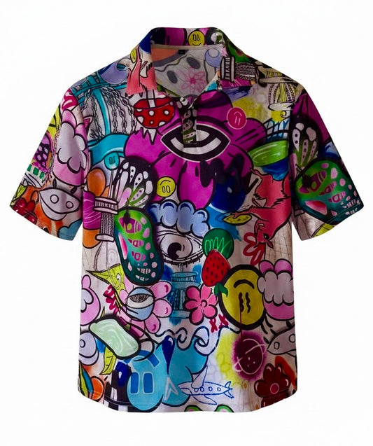 Graffiti Performance Polo | Pre-order