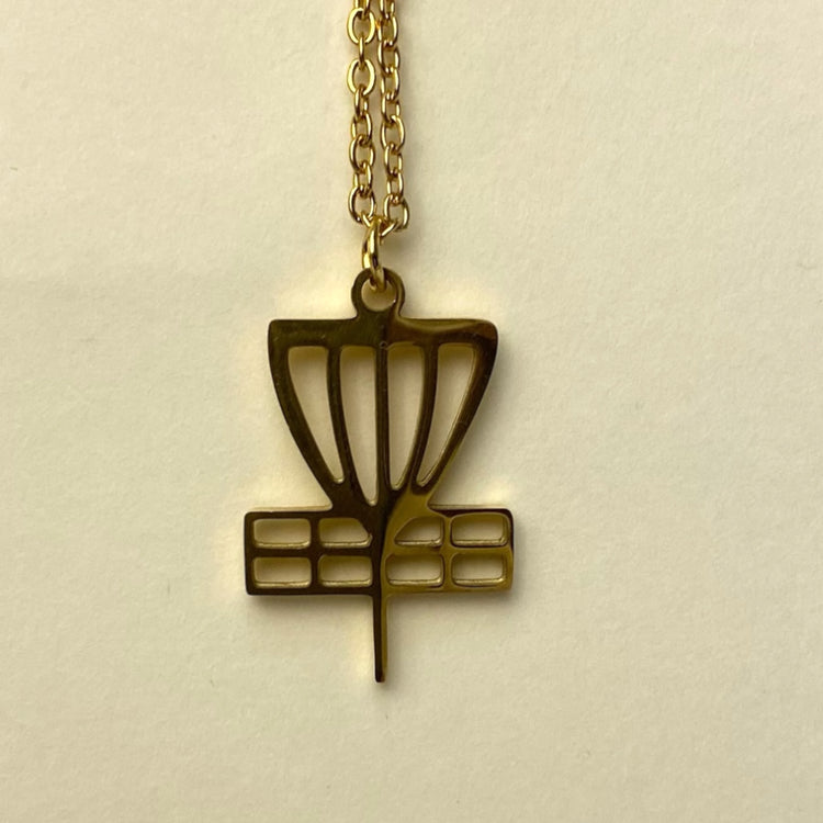 Disc Golf Stainless Steel necklace