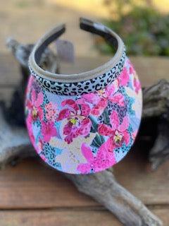 Orchid Cheetah Visor