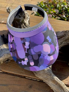 Purple Visor With Disc Catchers